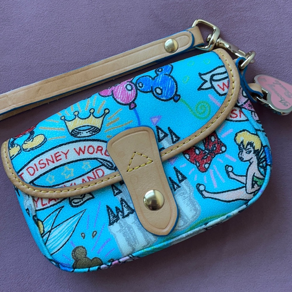 Disney Dooney and Bourke "Sketch" pouchette wristlet